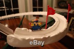 1992 Mr Christmas SANTA'S SKI SLOPE Ski Lift for Christmas Tree COMPLETE Tested