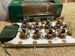 1992 Mr. Christmas Santa's Marching Band Musical Christmas Holiday Decoration