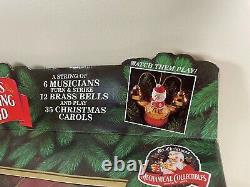 1992 Mr. Christmas Santa's Marching Band Musical Christmas Holiday Decoration
