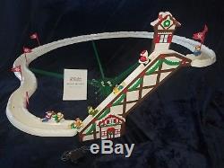 1992 Mr Christmas Santa's Ski Slope Ski Lift for Christmas Tree 100% Complete