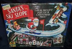 1992 Mr Christmas Santa's Ski Slope Ski Lift for Christmas Tree 100% Complete