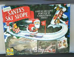 1992 Mr Christmas Santa's Ski Slope for Christmas Tree or Table Top Decoration