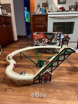 1993 Mr. Christmas Santa's Ski Slope Lift for Tree in Box, Working