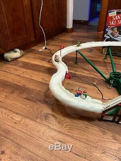 1993 Mr. Christmas Santa's Ski Slope Lift for Tree in Box, Working