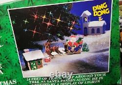 1993 Mr. Christmas Santa's Sleigh Ride Complete Set Working