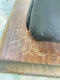 1995 Original Dee Cash Santa Claus Wood Train Sleigh & Toys Artist Signed OOAK