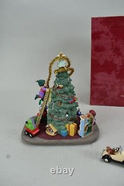 1997 Hallmark Keepsake Trimming Santas Tree Tabletop Piece Studio Edition Signed