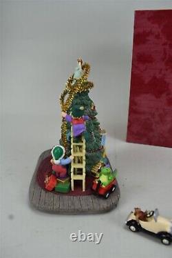 1997 Hallmark Keepsake Trimming Santas Tree Tabletop Piece Studio Edition Signed