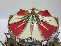 1997 Mr Christmas Holiday Around The Carousel Animated Musical 30 Songs