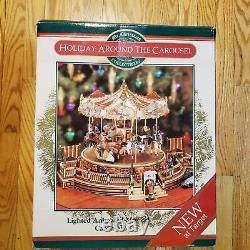 1997 Mr Christmas Holiday Around The Carousel Animated Musical 30 Songs In Box