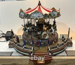 1997 Mr. Christmas Holiday Around The Carousel Musical! Works