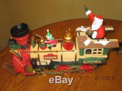 1997 New Bright Holiday Express Animated Train Set 380 -electric Christmas Decor