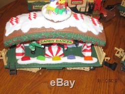 1997 New Bright Holiday Express Animated Train Set 380 -electric Christmas Decor