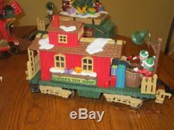 1997 New Bright Holiday Express Animated Train Set 380 -electric Christmas Decor