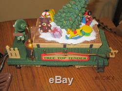 1997 New Bright Holiday Express Animated Train Set 380 -electric Christmas Decor