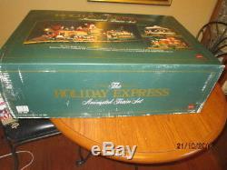 1997 New Bright Holiday Express Animated Train Set 380 -electric Christmas Decor