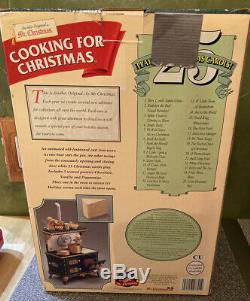 1998 Mr. Christmas Music Box Cooking for Christmas with Box
