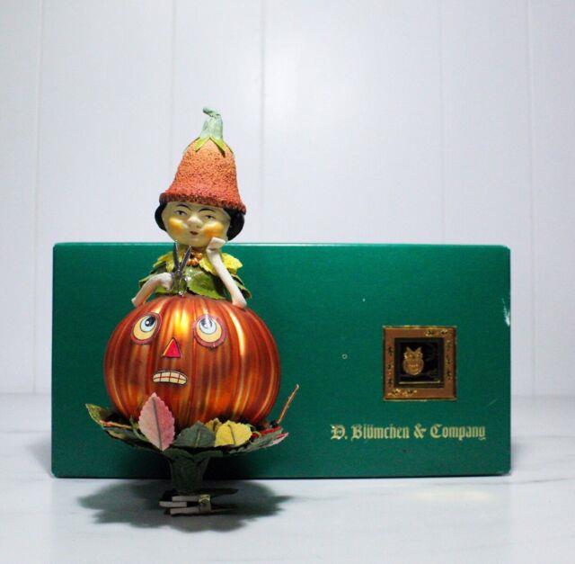 1998 Rare D. Blumchen & Co. The Naught Little Brownie Clip-on Holiday Ornament