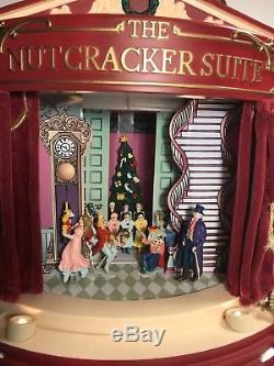 1999 Mr Christmas Gold Label Nutcracker Ballet Suite Animated Stage Music AS-IS