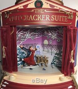 1999 Mr Christmas Gold Label Nutcracker Ballet Suite Animated Stage Music AS-IS