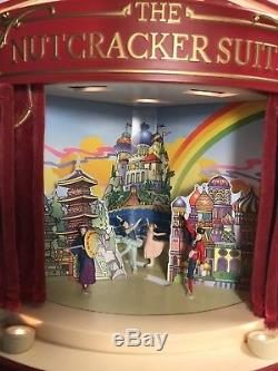 1999 Mr Christmas Gold Label Nutcracker Ballet Suite Animated Stage Music AS-IS