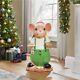 2.5 Ft Christmas Mouse Blue Pants Blow Mold Led With Timer Home Accents Holiday