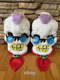 2 GOOSEBUMPS 1996 Curly The Skeleton Plush Halloween decoration R. L. Stine 24
