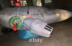 (2) Giant 9 ft Star Wars Inflatable, Millennium Falcon (&) AT-AT Walker Gemmy