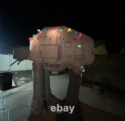 (2) Giant 9 ft Star Wars Inflatable, Millennium Falcon (&) AT-AT Walker Gemmy