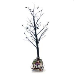 2000 Christopher Radko Halloween HOWL MANOR TREE Ornament Display 36 006170