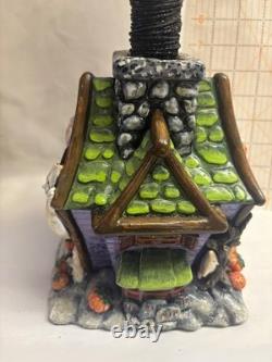 2000 Christopher Radko Halloween HOWL MANOR TREE Ornament Display 36 006170