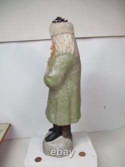 2001 Kathy Patterson 15T Christmas Belsnickle w Icicle Beard Candy Container