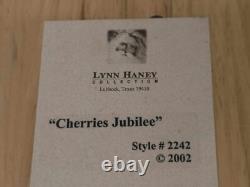 2002 Lynn Haney's Santa Cherries Jubilee Father Christmas 23 Rare
