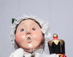 2003 BYER'S CHOICE Carolers Boy & Girl Child with Nutcracker Christmas Figures