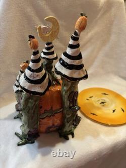 2003 Blue Sky Clayworks Goldminc The Pumpkin Palace 13in Halloween Bats Spooky 2003 Blue Sky Clayworks Goldminc The Pumpkin Palace 13in Halloween Bats Spooky
