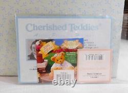 2004 Cherished Teddies 114180 Large Musical We Wish You a Merry Christmas Tree