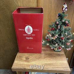 2004 Spode 24 Pre- Lit Christmas Tree Teleflora With Ornaments -in Box