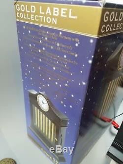 2010 MR CHRISTMAS GRAND CHIMES CLOCK MUSIC BOX Gold Label Collection WORKS w Box
