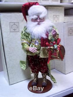 2010 Mark Roberts Christmas Santa Drum Fairy Elf Large 24 51-02152