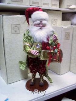 2010 Mark Roberts Christmas Santa Drum Fairy Elf Large 24 51-02152