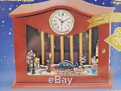 2010 Mr. Christmas Animated Musical Chimes Train W Clock Nib Vintage Rare! 000000