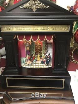 2010 Mr Christmas Nutcracker Suite Ballet Wooden Music Box 4 Scenes 8 Songs