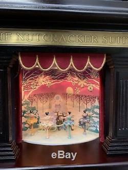 2010 Mr Christmas Nutcracker Suite Ballet Wooden Music Box 4 Scenes 8 Songs