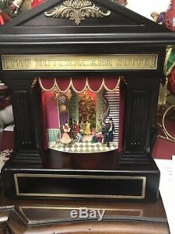 2010 Mr Christmas Nutcracker Suite Ballet Wooden Music Box 4 Scenes 8 Songs