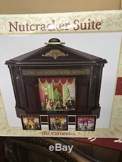 2010 Mr Christmas Nutcracker Suite Ballet Wooden Music Box 4 Scenes 8 Songs