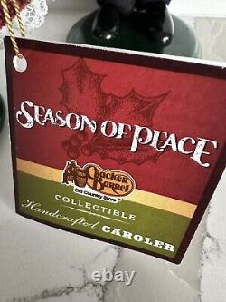 2011 Byers Choice Exclusive HTF Retired Cracker Barrel Season of Peace Family