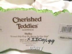 2011 Cherished Teddies Shelley EASTER Spring Lamb Cart & Bunnies 4025789 Friends