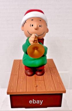 2011 Hallmark Peanuts Christmas Band Member Linus Trumpet TESTED Great Shape