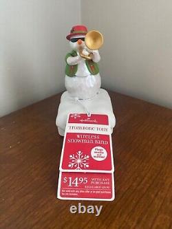 2011 Hallmark Wireless Snowman TROMBONE TONY Band Music and Motion withTag