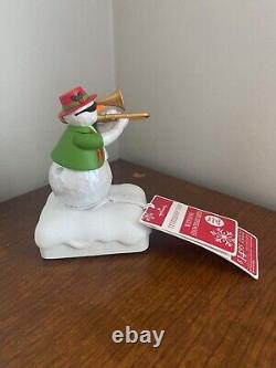 2011 Hallmark Wireless Snowman TROMBONE TONY Band Music and Motion withTag